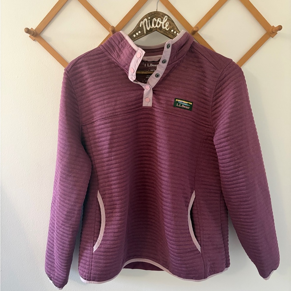 L.L. Bean Women’s Quilted Snap-Front Pullover